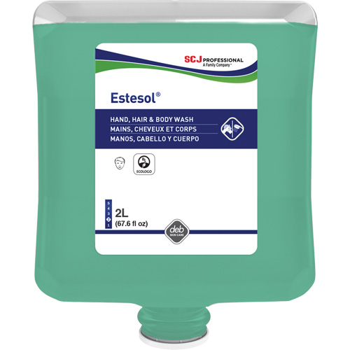 Nettoyant pour les mains, les cheveux et le corps Estesol, 2 L, For&ecirc;t tropicale, Cartouche en plastique Nassau Supply