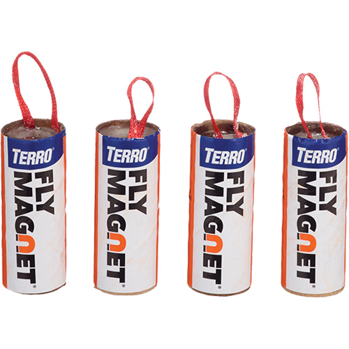 Pi&egrave;ges &agrave; mouches collants en papier Terro Fly Magnet Nassau Supply