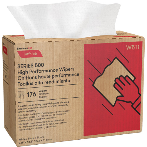 Essuie-tout Spunlace haute performance Pro Tuff-Job, Tout usage, 12-1/2" lo x 9-1/4" la Nassau Supply