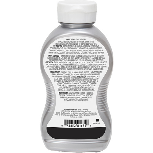 Nettoyant &agrave; mains, Gel/Pierre ponce, 295,74 ml, Bouteille, Cerise Nassau Supply