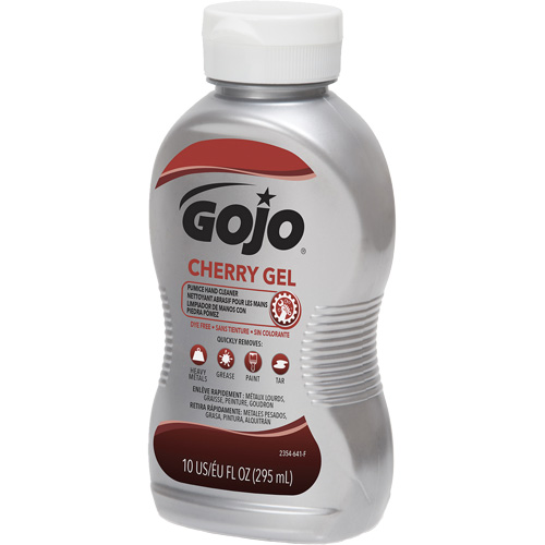 Nettoyant &agrave; mains, Gel/Pierre ponce, 295,74 ml, Bouteille, Cerise Nassau Supply