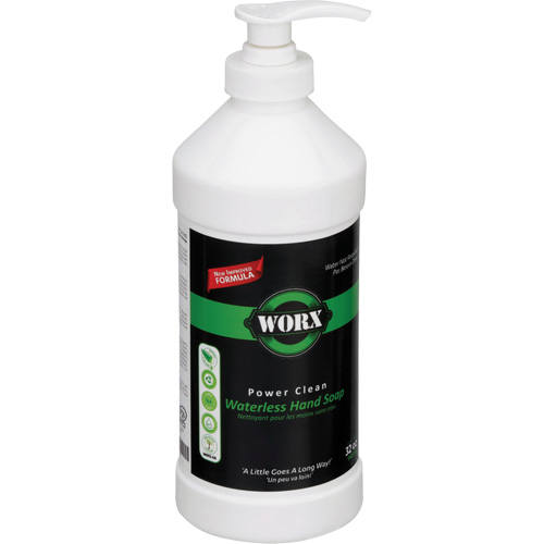 Savon pour les mains sans eau Power Clean, Liquide, 945 ml, Sans parfum Nassau Supply