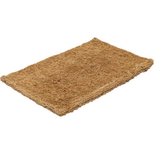 Tapis coco int&eacute;rieur/ext&eacute;rieur, Grattoir, 2' x 3-1/4' x 1-3/8", Naturel Nassau Supply