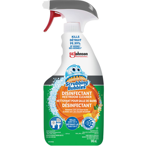 Nettoyant d&eacute;sinfectant pour toilette Scrubbing Bubbles, 32 oz, Bouteille &agrave; g&acirc;chette Nassau Supply