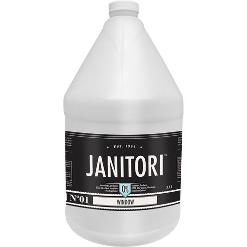 Janitori 01 Window Cleaner, 4 L, Jug Nassau Supply