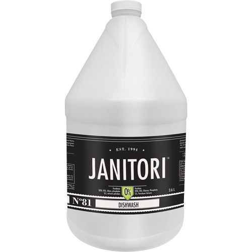 Janitori 81 Dishwash Cleaner, Liquid, 4 L Nassau Supply