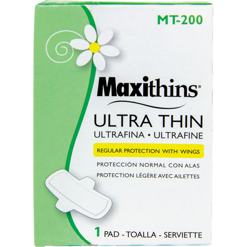 Serviettes Maxi Maxithins ultra minces avec ailes Nassau Supply