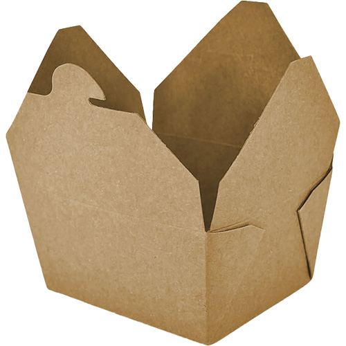 Kraft Take Out Food Containers, Corrugated, Rectangular Nassau Supply