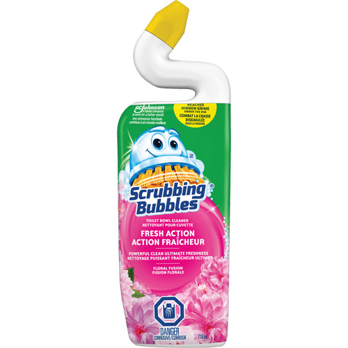 Gel nettoyant &agrave; triple action pour cuvette Scrubbing Bubbles, 710 ml, Bouteille Nassau Supply