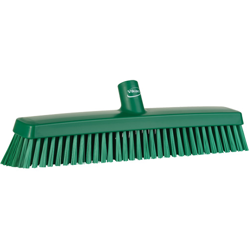 T&ecirc;te de balai-brosse, Crins Fin/Ferme, 16-1/2", Polyester/Polypropyl&egrave;ne, Vert Nassau Supply