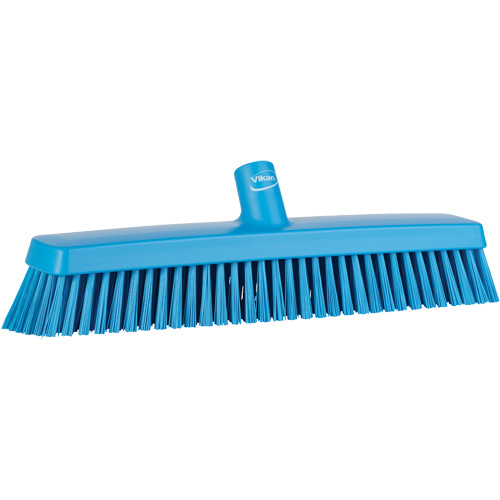 T&ecirc;te de balai-brosse, Crins Fin/Ferme, 16-1/2", Polyester/Polypropyl&egrave;ne, Bleu Nassau Supply