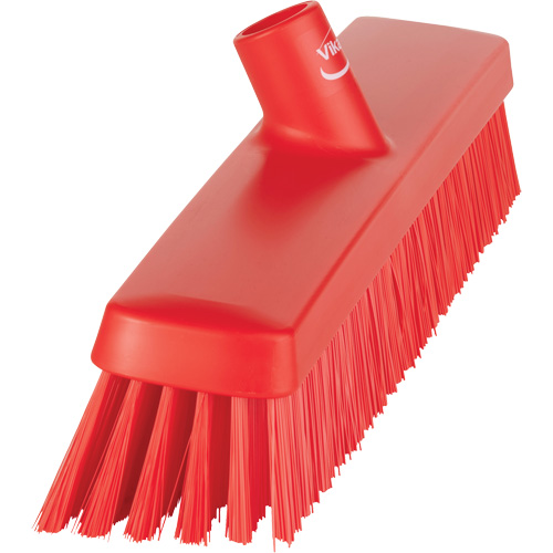 T&ecirc;te de balai-brosse, Crins Fin/Ferme, 16-1/2", Polyester/Polypropyl&egrave;ne, Rouge Nassau Supply