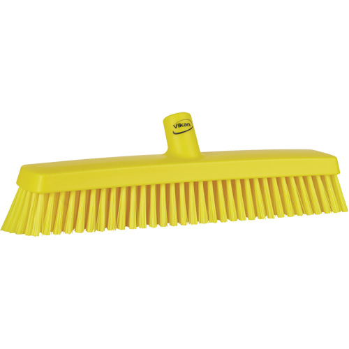T&ecirc;te de balai-brosse, Crins Fin/Ferme, 16-1/2", Polyester/Polypropyl&egrave;ne, Jaune Nassau Supply