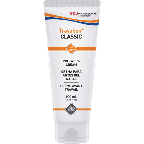 Cr&egrave;me protectrice contre l'huile, la graisse et les adh&eacute;sifs Travabon Classic, Tube, 100 ml Nassau Supply