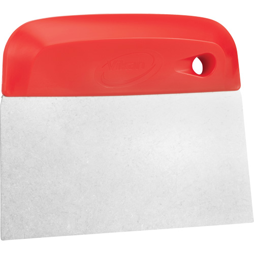 Coupe-p&acirc;te flexible en acier inoxydable, Rouge, 4-1/2" la x 5-3/4" lo Nassau Supply