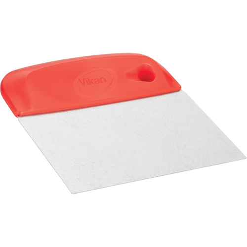 Coupe-p&acirc;te flexible en acier inoxydable, Rouge, 4-1/2" la x 5-3/4" lo Nassau Supply
