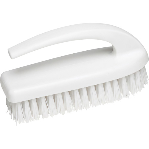 Brosse &agrave; r&eacute;curer de style fer &agrave; repasser, 6" l, Soies Polypropyl&egrave;ne, Bleu Nassau Supply