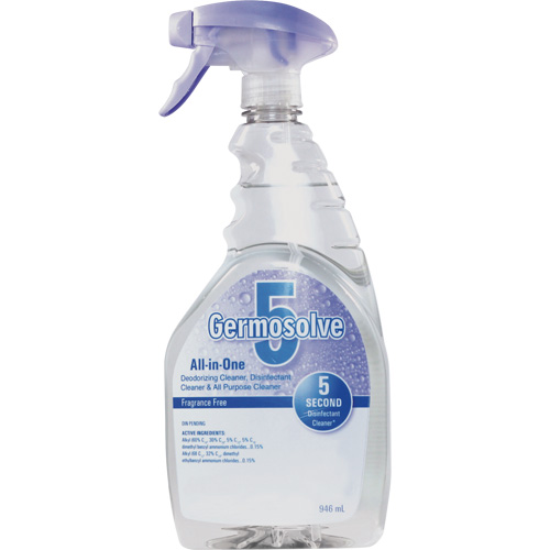 Germosolve 5 Disinfectant & Deodorizer, 946 ml, Trigger Bottle Nassau Supply