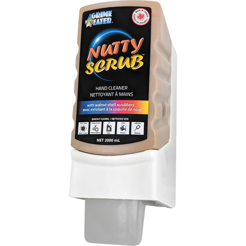 Nettoyant &agrave; mains avec exfoliant en coquille de noyer Nutty Scrub, Pierre ponce, 2000 ml, Cartouche en plastique, Sans parfum Nassau Supply