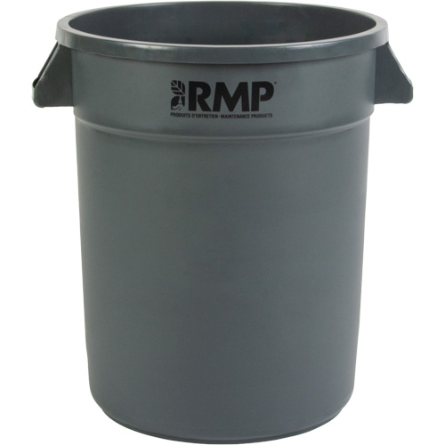 Garbage Bin, Polyethylene, 20 US gal. Nassau Supply