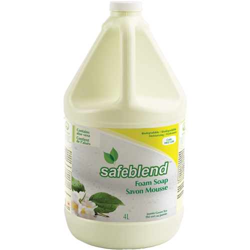 Savon au th&eacute; vert et jasmin, Mousse, 4 L, Parfum&eacute; Nassau Supply