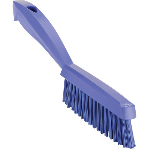 Brosse &agrave; main &eacute;troite &agrave; manche court, Soies Tr&egrave;s ferme, Longueur de 11-4/5", Mauve Nassau Supply
