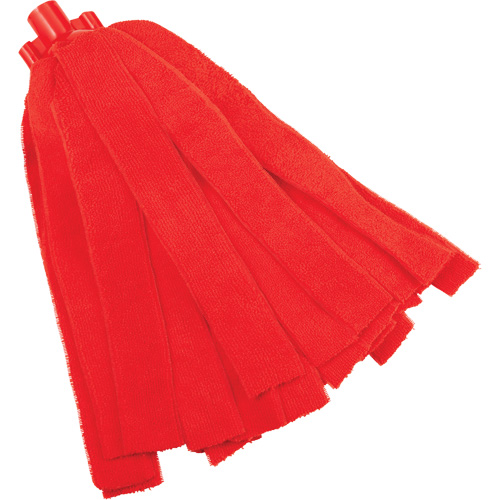 Vadrouille &agrave; fente, rouge, Microfibre, Style Coup&eacute; Nassau Supply