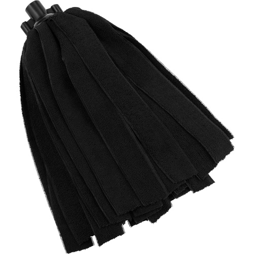 Vadrouille &agrave; fente, noir, Microfibre, Style Coup&eacute; Nassau Supply