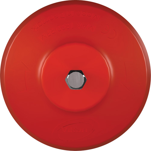 Brosse ronde HyDrive pour perceuse, Soies Tr&egrave;s ferme, Longueur de 3-1/10", Rouge Nassau Supply