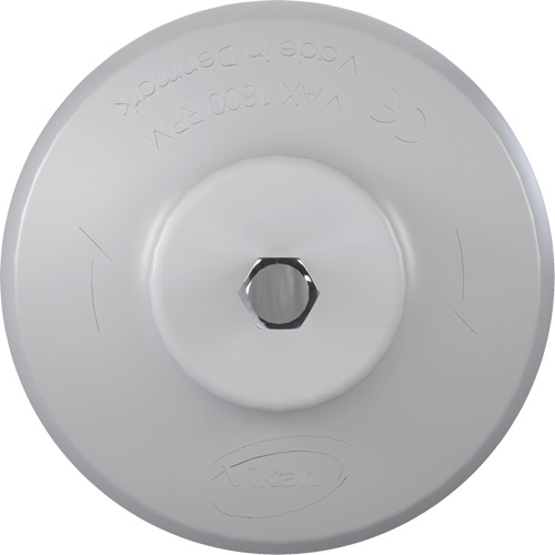 Brosse ronde HyDrive pour perceuse, Soies Tr&egrave;s ferme, Longueur de 3-1/10", Blanc Nassau Supply