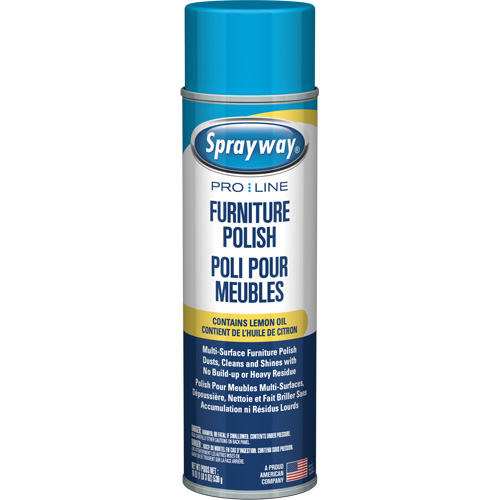 Pro Line Furniture Polish with Lemon Oil, 19 oz., Aerosol Can Nassau Supply