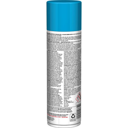 Nettoyant & polis pour acier inoxydable Pro Line, 15 oz, Canette a&eacute;rosol Nassau Supply