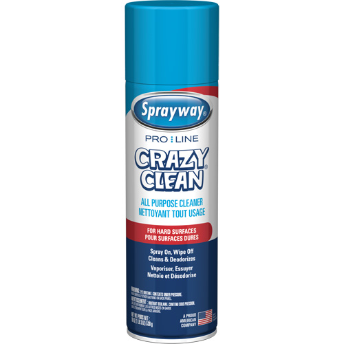 Nettoyant tout usage Pro Line Crazy Clean, 19 oz., Canette a&eacute;rosol Nassau Supply
