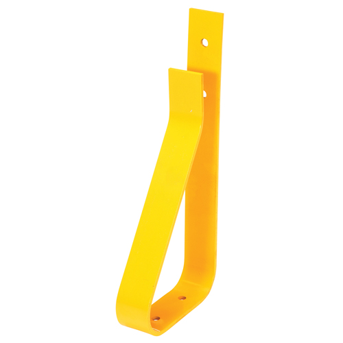 Rail Post, Steel, 10-3/4" L x 24" H, Yellow Nassau Supply