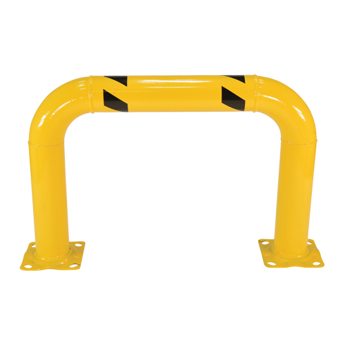 High Profile Machinery Guards, 3' W x 2' H, Yellow Nassau Supply