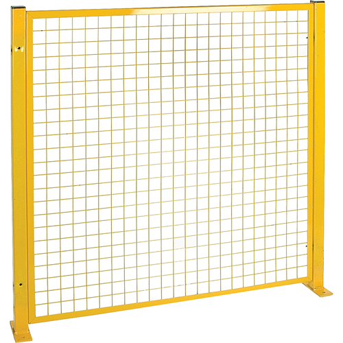 Perimeter Guards, 4.125' H x 2" W, Yellow Nassau Supply