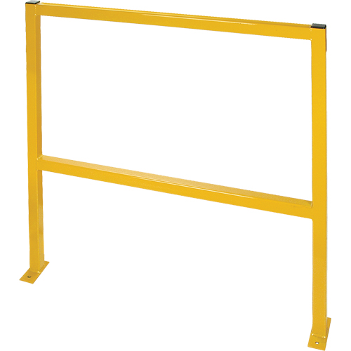Perimeter Guards - Tubular Style, 48" W x 49-1/2" H, Yellow Nassau Supply