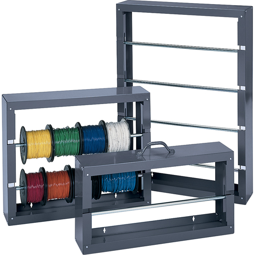 Wire Spool Rack - 2 Rod, Starter, 6" W x 26-1/8" D x 21-1/2" H Nassau Supply