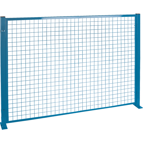 Perimeter Guards - Mesh Style, 4' H x 8' W, Blue Nassau Supply