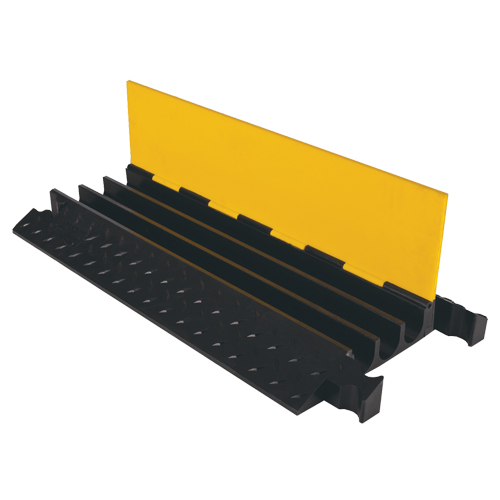Protecteur de c&acirc;ble robuste Yellow Jacket, 3 canaux, 36" lo x 18,5" la x 2,875" h Nassau Supply