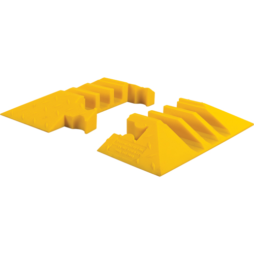 Yellow Jacket&reg; 3-Channel Heavy Duty Cable Protector - End Caps Nassau Supply
