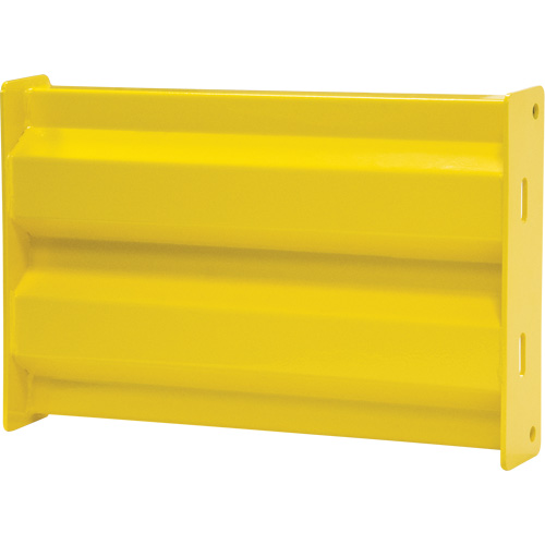 Industrial Safety Guard Rail, Steel, 19" L x 12" H, Safety Yellow Nassau Supply