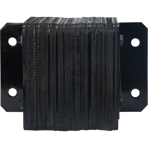 Butoirs de quai lamell&eacute;s, Horizontal, Caoutchouc, 12" la x 4" p x 10" h Nassau Supply