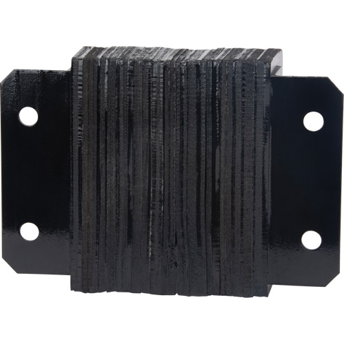 Butoirs de quai lamell&eacute;s, Horizontal, Caoutchouc, 12" la x 4" p x 10" h Nassau Supply