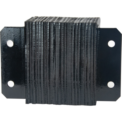 Butoirs de quai lamell&eacute;s, Horizontal, Caoutchouc, 12" la x 6" p x 10" h Nassau Supply