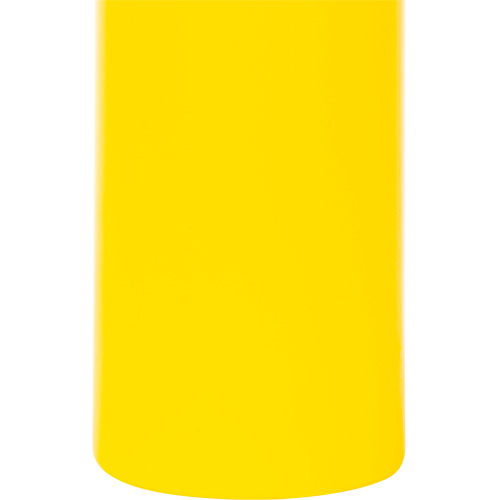 Capuchon en poly&eacute;thyl&egrave;ne pour borne de protection, 4-1/2" dia. x 52" l, Rouge/Jaune Nassau Supply