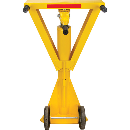 100,000 lbs. Static Capacity Ratchet Beam Trailer Jack, 20 tons Lift Capacity Nassau Supply