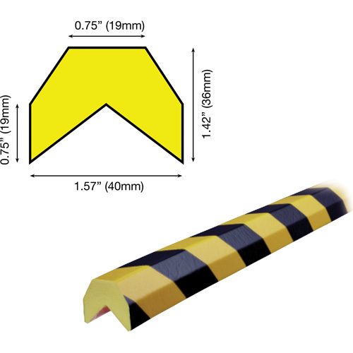 AA Profile 5M Corner Protection Bumper Guard Nassau Supply