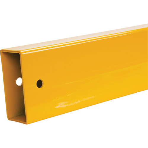 Lift-Out Light-Duty Guard Rail, Steel, 6' L x 4" H, Safety Yellow Nassau Supply