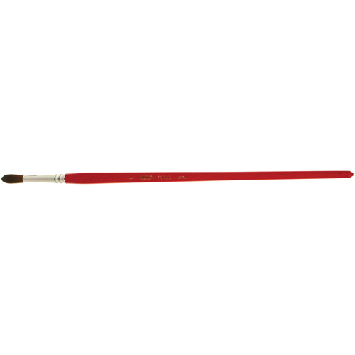 Pinceau de forme ronde pour marquage, Largeur de la brosse de 1/4", Soie de chameau, Manche &agrave; Bois Nassau Supply